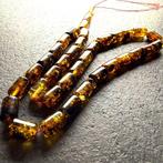Tesbih gebedssnoer, # kralen, barrelvormig - Barnsteen -