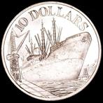 Singapore. 10 Dollars Minted in 1976 Commemorating the 10th