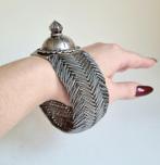 Armlet / bracelet - Vauk / Bajuband - 145 g - Zilver - India, Antiek en Kunst