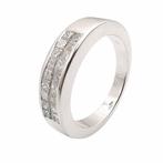 Ring - 18 karaat Witgoud - 1.08ct. tw. Diamant (Natuurlijk), Handtassen en Accessoires, Ringen, Nieuw