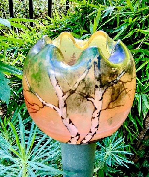Legras & Cie. - Vase - Ancien Rare Vase  Boule chinoise  à, Antiek en Kunst, Antiek | Glaswerk en Kristal