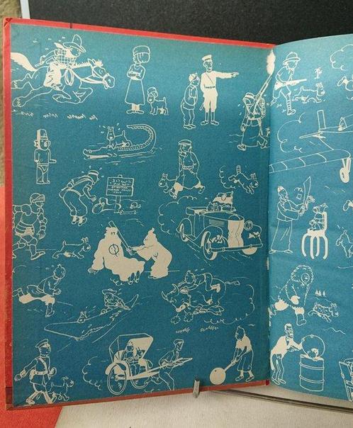 Tintin T5, titre en bleu, 8871 ex. - LE LOTUS BLEU (B2) - C, Boeken, Stripverhalen