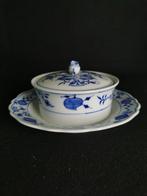 Meissen - Barattolo per burro - Cipolla blu D. 18cm - 2., Antiek en Kunst