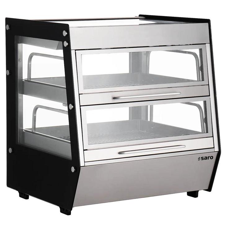 Koelvitrine | JULIAN | 168L | RVS/Zwart | +2°C/+10°C |, Articles professionnels, Horeca | Équipement de cuisine, Envoi