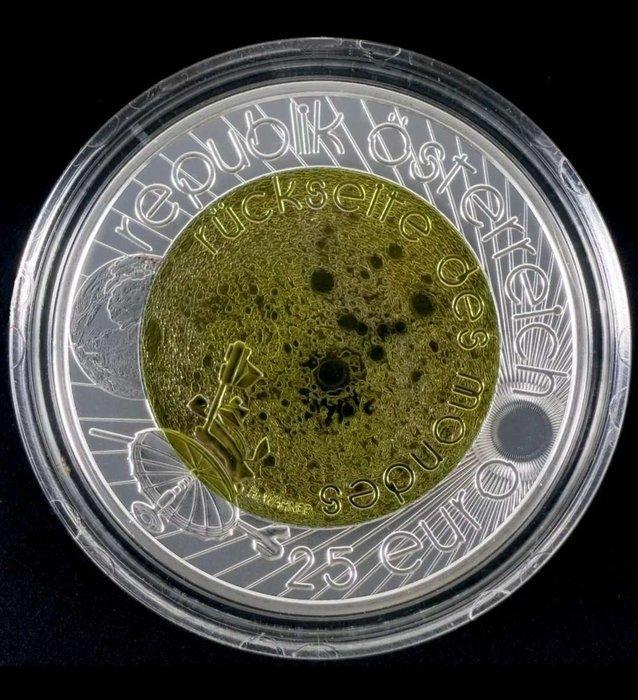 Oostenrijk. 25 Euro 2009 Astronomy Year NIOB Proof (Zonder, Postzegels en Munten, Munten | Europa | Euromunten