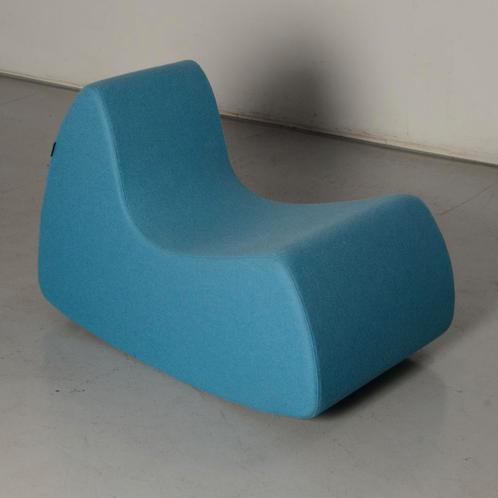 Softline design fauteuil, blauw, 90 x 56 x 38 cm, Huis en Inrichting, Fauteuils, Gebruikt, Ophalen of Verzenden