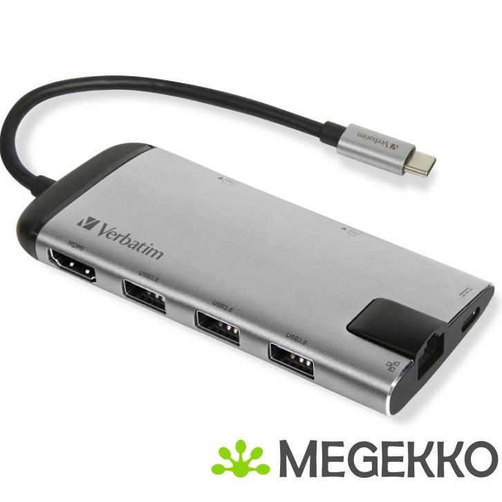 Verbatim 49142 USB-C Multiport Adapter Travel Dock, Informatique & Logiciels, Ordinateurs & Logiciels Autre, Envoi