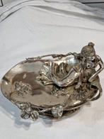 Tafelmiddenstuk - Zierschale Nymphe, visitekaartje - Tin,