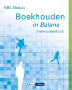 MBA module boekhouden in balans / Antwoordenboek / In Balans, Verzenden, Zo goed als nieuw, Sarina van Vlimmeren
