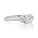 Bague - 14 carats Or blanc - 1.80ct. tw. Diamant (Naturelle), Nieuw