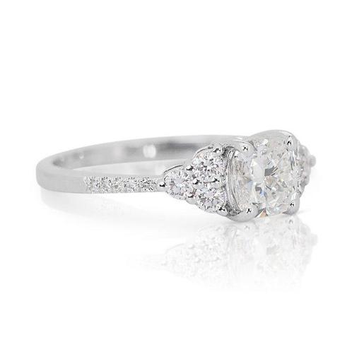 Bague - 14 carats Or blanc - 1.80ct. tw. Diamant (Naturelle), Handtassen en Accessoires, Ringen