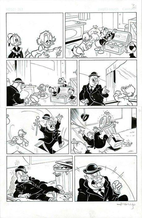 Tony Fernandez Originele productiepagina 3 - Uncle Scrooge,, Boeken, Stripverhalen