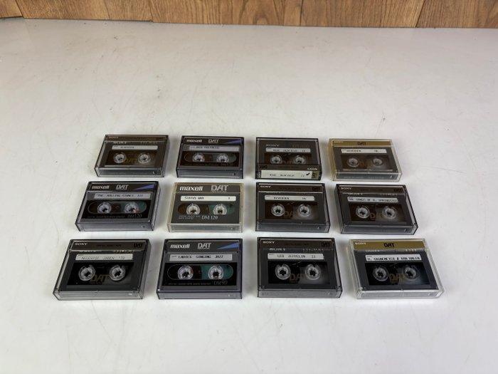Maxell etc. - 12x DAT Tapes - Mix DAT - digital audio tape, Audio, Tv en Foto, Radio's