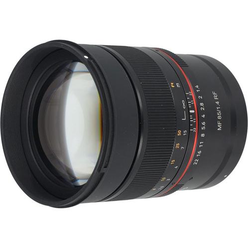 Samyang 85mm F/1.4 Canon RF occasion, Audio, Tv en Foto, Foto | Lenzen en Objectieven, Zo goed als nieuw, Verzenden