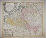 België - Henegouwen; Homann - 2 maps of Belgium - 1721-1750, Nieuw