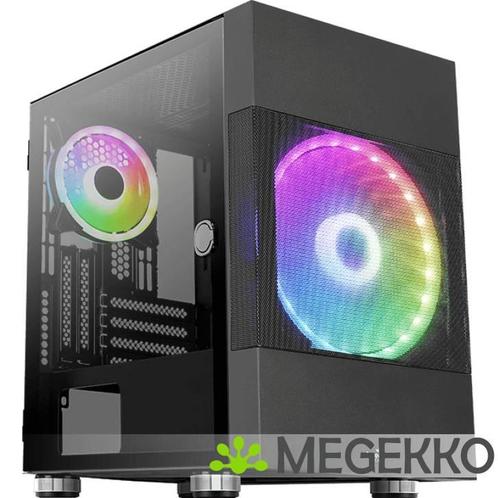 Aerocool Atomic Mini Tower Zwart, Computers en Software, Computerbehuizingen, Nieuw, Verzenden