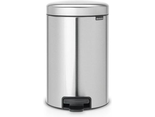 Brabantia NewIcon Prullenbak - 12 liter - Matt Steel, Huis en Inrichting, Woonaccessoires | Overige, Zo goed als nieuw, Verzenden