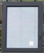 pvc raam , chassis , kozijn , venster 94 x 117 zwart 9017, Doe-het-zelf en Bouw, 75 tot 150 cm, Kunststof, Raamkozijn, Nieuw