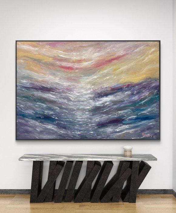 Krom - Horizon - XXL, Antiquités & Art, Art | Peinture | Moderne