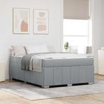 vidaXL Bedframe Lichtgrijs 160 x 200 cm Stof, Huis en Inrichting, Slaapkamer | Bedden, Verzenden, Nieuw