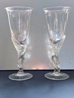 Igor Faberge - Drinkglas (2) - Kristal - Kusende duiven