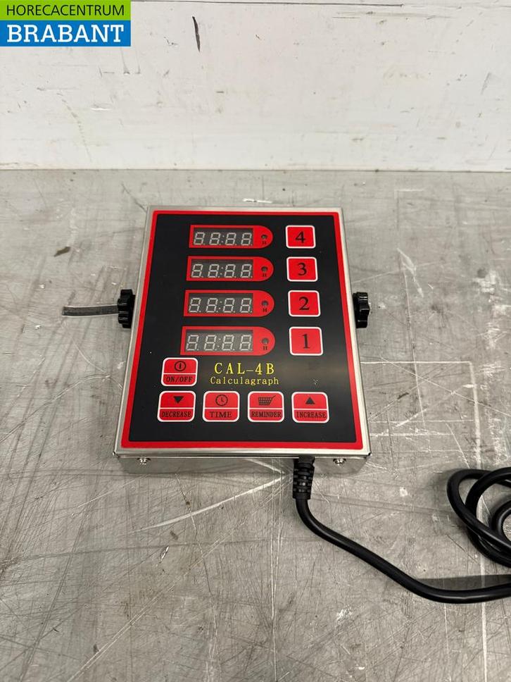Minuterie de cuisson numérique en acier inoxydable 4 canaux, Zakelijke goederen, Horeca | Overige, Verzenden
