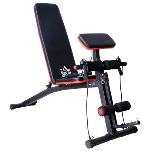 TRUUSK Multifunctionele Halterbank Krachtstation Met Veerbek, Sport en Fitness, Fitnessapparatuur, Verzenden