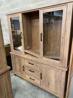 Newcastle buffetkast groot, barley, Nieuw, Glas