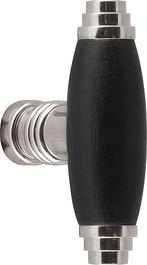 Meubelknop Timeless 1934M Glans Nikkel/ebbenhout, Ophalen of Verzenden, Nieuw