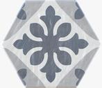 19,8x22,8 HEX SLOANE CEMENT Mat, Doe-het-zelf en Bouw, Tegels, Ophalen of Verzenden, Nieuw