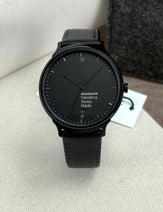 Mondaine - Helvetica No.1 New York Edition - Zonder, Handtassen en Accessoires, Horloges | Heren