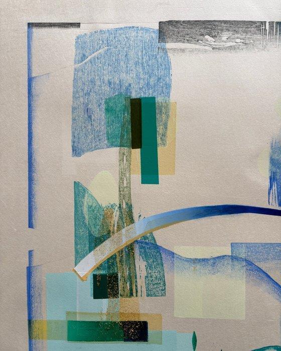 Landscape (jik wo koete ) - Uchida Yoshie - Japan, Antiquités & Art, Antiquités | Autres Antiquités