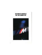 1990 BMW M3 CABRIOLET M5 BROCHURE DUITS, Livres, Autos | Brochures & Magazines