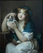 Jean-Baptiste Greuze (1725-1805), After - A portrait of a, Antiek en Kunst