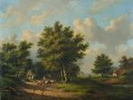 George Henry Hendriks (1804-1859) - Landschap met, Antiek en Kunst