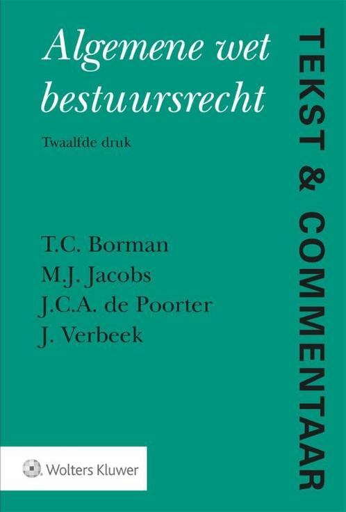 Algemene wet bestuursrecht / Tekst & Commentaar T.C. Borman, Boeken, Wetenschap, Zo goed als nieuw, Verzenden