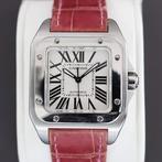 Cartier - Santos 100 - W20106X8 - Dames - 2011-heden, Handtassen en Accessoires, Horloges | Heren, Nieuw