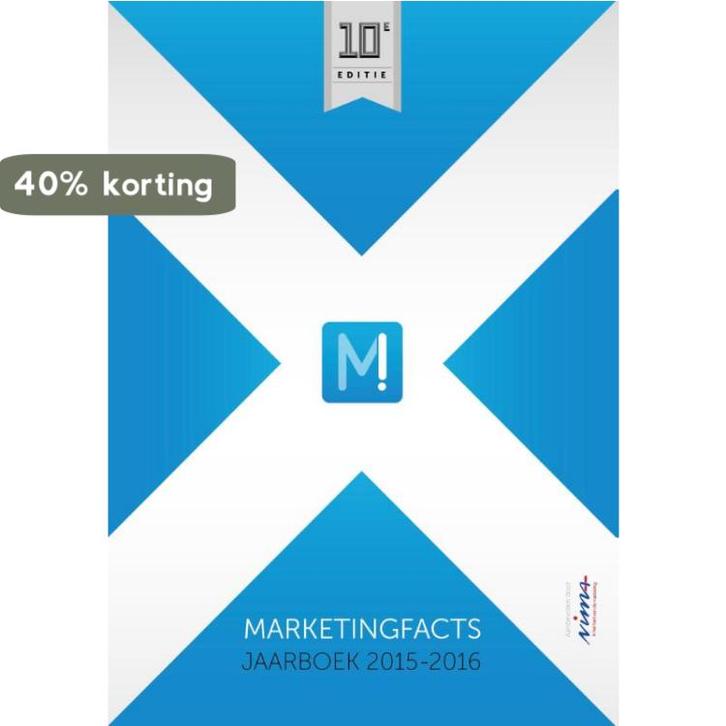 Marketingfacts Jaarboek 2015-2016 9789078972310, Boeken, Economie, Management en Marketing, Gelezen, Verzenden
