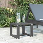 vidaXL Table dappoint de jardin gris 40x38x28,5 cm bois, Verzenden