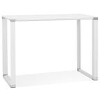 Table haute / bureau haut 'XLINE HIGH TABLE' en verre blanc