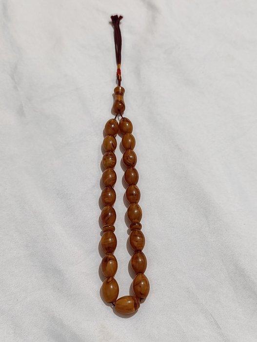 Chapelet - Ambre - 1970-1980 - Chapelet rare, Antiek en Kunst, Curiosa en Brocante
