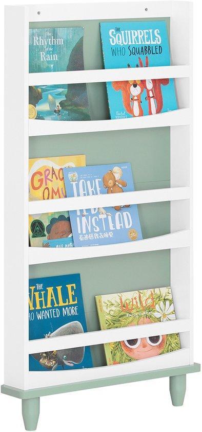 2dekans | SoBuy KMB93-GR Kinderboekenkast - Wit, Kinderen en Baby's, Kinderkamer | Complete kinderkamers, Ophalen of Verzenden
