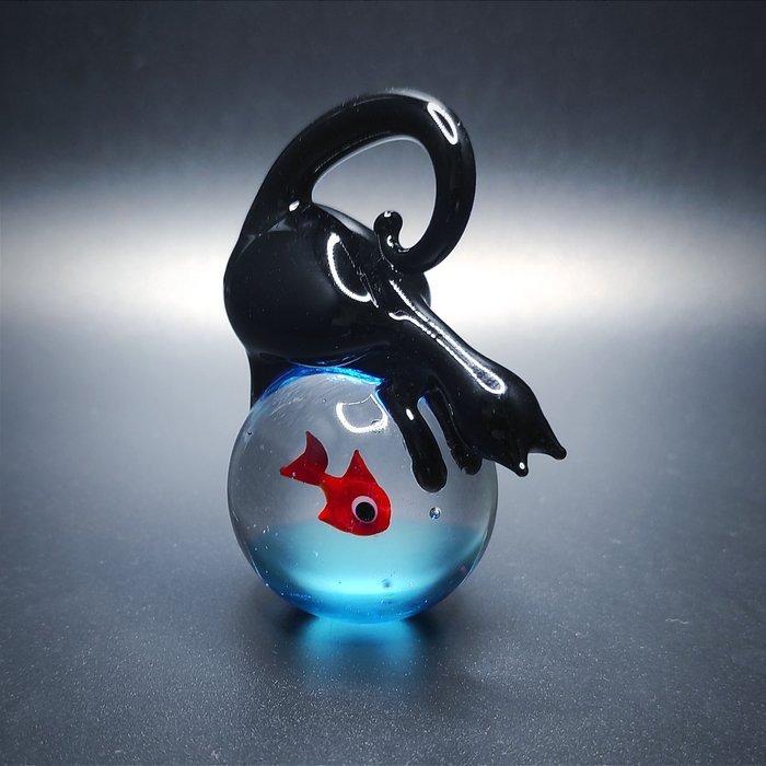 TAGLIAPIETRA - sculptuur, Acquario in vetro di Murano - 63, Antiek en Kunst, Antiek | Glaswerk en Kristal