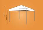 Ambisphere | Vouwtent 4x4m LICHTBLAUW Feesttent-Partytent, Tuin en Terras, Partytenten, Nieuw, Partytent