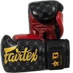 Fairtex x Booster Bokshandschoenen FXB BG STAR Zwart Rood, Sport en Fitness, Boksen, Verzenden, Nieuw, Bokshandschoenen