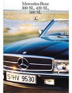 1986 MERCEDES BENZ SL BROCHURE NEDERLANDS, Livres, Autos | Brochures & Magazines