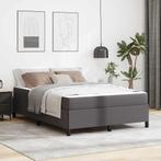 vidaXL Bedframe met matras met matras Grijs 140 x 190 cm, Verzenden, Nieuw