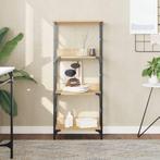 vidaXL Boekenrek 50x33x117,5 cm bewerkt hout sonoma, Verzenden, Nieuw