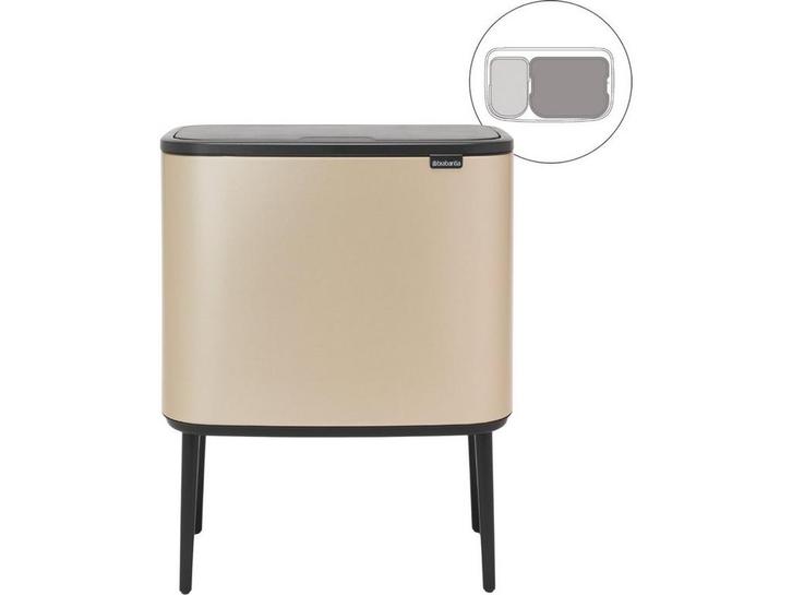 Brabantia Bo Touch Bin - Prullenbak - 11 + 23 liter -, Maison & Meubles, Accessoires pour la Maison | Poubelles, Envoi