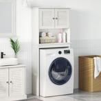 vidaXL Wasmachinekast met plank met opslag met de deur Wit, Huis en Inrichting, Verzenden, Nieuw